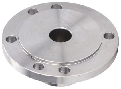 Steel Lathe Faceplate for K11 100 K12 100 K72 100, High Manganese Steel Chuck Face Plate, 100mm Lathe Parts Accessories with 6 Mounting Holes, Precision Fit for Improved Machining (25mm)