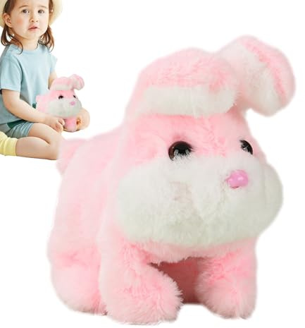 Electronic Pets - Educational Rabbit That Walks and Makes Sounds | An Electronic Rabbit Toy - Ideal for Girls, Boys and Girls, for Easter, Birthdays and Christmas