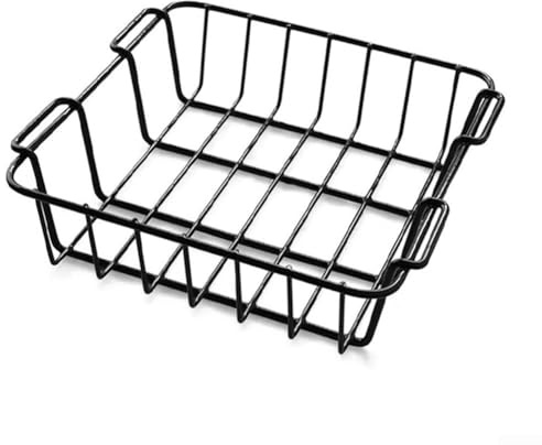 Honseadek Panier isotherme, rangement de camping, bac à glace, plateau de produits secs, grille métallique en métal, séparateur portable, accessoire de pique-nique en plein air, bac de réfrigérateur