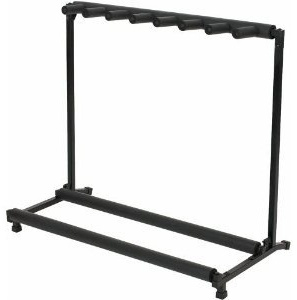 ZENTHLER Rockstand 7 fach Gitarrenständer Gitarren Ständer für Gitarre und Bass klappbar !