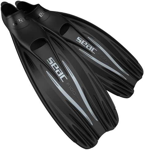 Seac F100 Pro, sehr leichte Taucherflosse mit Fussteil, Ideal fuers Tauchen und Schnorcheln