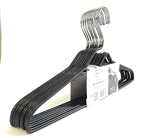 Mainstays Nonslip heavy wire Clothes Hangers, 10 count black