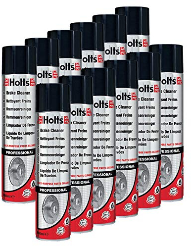 Holts, 0131, Spray detergente per freni e per parti del veicolo, manutenzione e pulizia auto, bomboletta spray, 600 ml, 12 pezzi