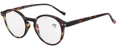 ZENOTTIC Occhiali da Lettura Presbiopia Anti Luce Blu con Lenti Antiriflesso Uomo e Donna Leggero Telaio Rotondo Vintage Occhiali0.0 1.0 1.5 2.0 2.5 3.0 3.5