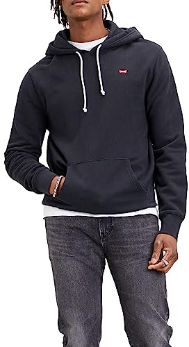 Levi's Herren New Original Sweatshirt Hoodie, Mineral Black, M