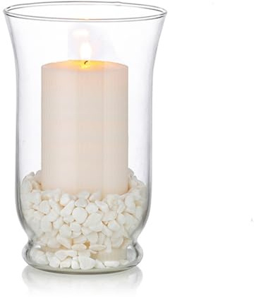 Candelabros con Pilares De Vidrio para Velas De 75 mm De Diámetro, Candelabros para Huracanes De 1 Piezas, Centros De Mesa De Boda para Mesas De Recepción para La Decoración del Comedor En Casa