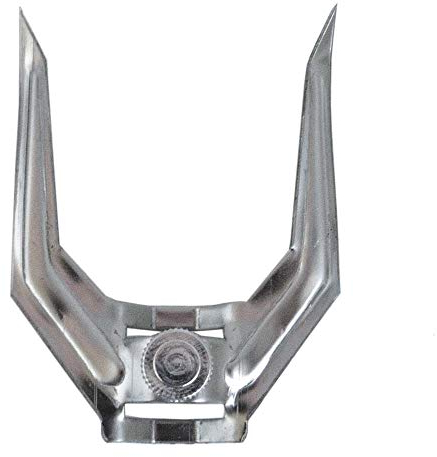 Forchetta Ferma carne Stampato a Forchetta - per Spiedo a Sezione Quadrata - Inox 18/10