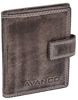 AVANCO Leder Kreditkartenetui Rinderleder 21- (400D) XXL-Kreditkartenetui Kartenetui Neu