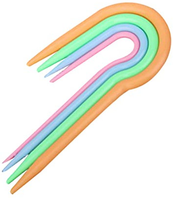 Cabilock 4stücke Teiliges U-förmiger Und Gebogener Stricknadeln Leichte Langlebige Stickwerkzeuge Für Stricken Von Pullovern Schals Und Mehr Für Kreative Projekte