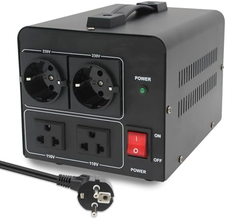 220V to 110V Step-Up and Step-Down Transformer 110V to 220V Voltage Converter 1000W Power Transformer,2000VA