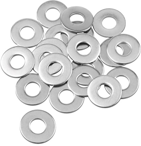 M8 Rondelle Piatte 20 Pezzi,Caianwin Large Diametro Esterno Acciaio Inox Rondella Di Metallo Per Viti Bulloni