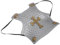 SAFIGLE Armure romaine vintage pour enfants : armure de chevalier portable en plastique avec une croix simple pour Halloween et fêtes costumées 36 x 32 5 cm