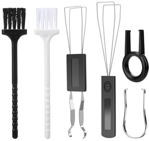 AOEVUIR 6 Pcs Kit de Herramientas para Quitar Teclas Extractor de Interruptor de Teclas Extractor de Tapas de Teclado Herramienta de Extracción de Teclas Pinzas para Teclados