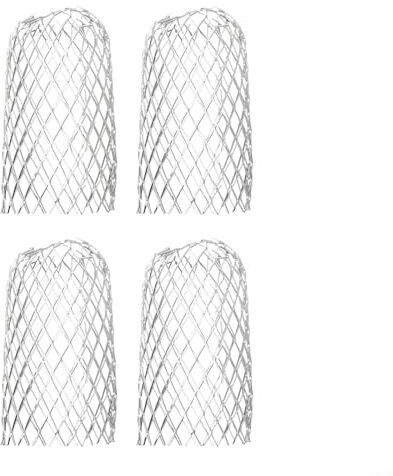 FACULX Metallgitter-Schlammschutz, Dachrinnen-Netzschutz, Abflussrohrabdeckung, wetterbeständig, flexible Passform, für Fallrohr, Schmutz, Schlamm, Moos und Blätter