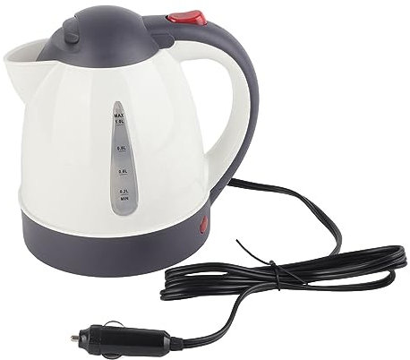 Car Kettle Electric Kettle, Tea Coffee Maker Water Boiler 1000ml 24V Car Hot Water Heater Portable Travel Electric Kettle for Car Truck