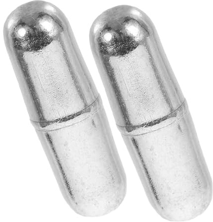 iplusmile 2 Stück Magnetrührstab Aus Edelstahl 304 7,5x24mm Magnetrührer Für Labor Und Experimente Kompakt Temperaturbeständig