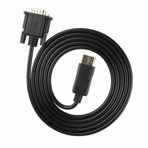 Srliya Adaptateur de Câble Mini DisplayPort vers VGA, Convertisseur Thunderbolt vers VGA 1080P pour Ordinateur Portable, Transmission Audio et Vidéo vers HDTV, Moniteur avec Connecteurs