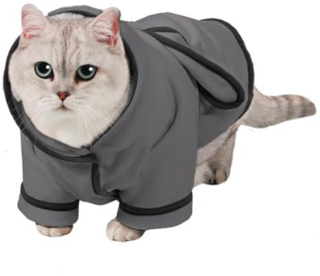 Hundehandtuch, Bademantel, Kapuzen-Bademantel, Hundebademantel, warme Hundekleidung, Hunde-Trockentuch, Hundebadezubehör