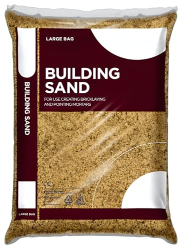 Building Sand 20kg Bag for Bricklaying & Plastering – Natural Soft Construction Sand