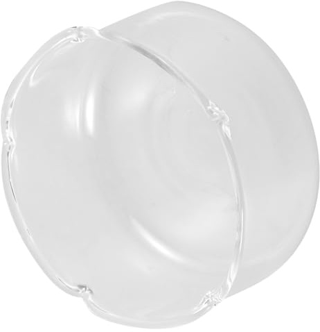 Healifty Vase à Fleurs en Verre Transparent Hydroponique, Petit Pot pour Lotus Et Nénuphars, Récipient Décoratif en Verre pour Culture Intérieure Et Aquarium, Jardinière Élégante Polyvalente