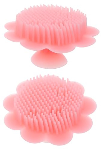 SHERCHPRY 2pcs Shampoo Brush Silicone Bath Brush for Newborns Gentle Scalp Massager for During Bath for Hair Care