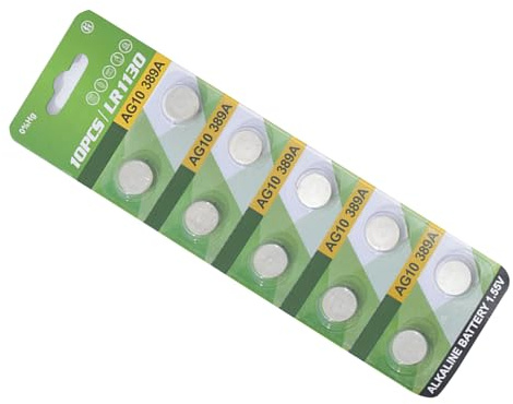 Mllepjdh 20 Piezas/10 Piezas De Capacidad LR1130 LR41 LR44 Pilas De Botón para Último Dispositivo Electrónico Uso Fuente De Alimentación Batería Pequeños Dispositivos Electrónicos Energía