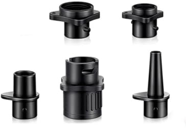 Homeponnew Valvola adattatore pompa gonfiabile per paddle, barca, materasso ad aria, compatibile con pompe ad aria standard, diametro 30 mm, connettore ugello in plastica nera