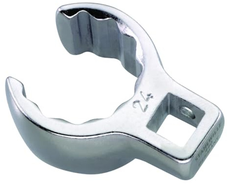Stahlwille 01190008 Crow-Ring Wrench, 1/4 Inside Square, Chrome Alloy Steel, Anti-Slip Drive Profile, 8 mm Size
