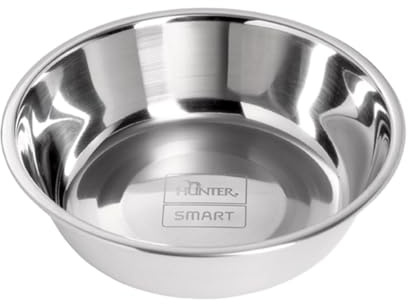 HUNTER Edelstahlersatznapf für Melamin-Napf, lebensmittelecht, spülmaschinengeeignet, robust, mit Gravur, Größe: 160 ml