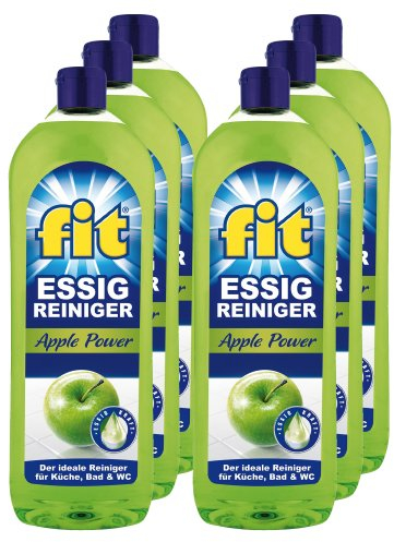 Unbekannt 6er Vorratspack fit Essigreiniger Allzweckreiniger 6000 ml