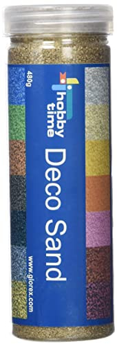 Glorex, sabbia decorativa, 480 g, oro, 15,5 x 6 x 6 cm