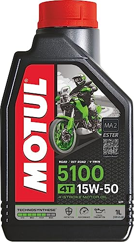 Motul 104080 5100 4T, 15 W-50, 1 L