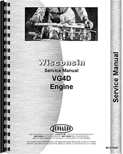 Jensales Service (Repair) Manual Compatible with Ditch Witch 4010 Trencher Wisconsin Engine (Engine)