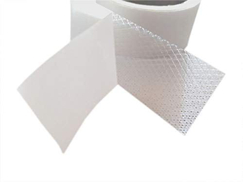 (ab 0,45€/M) Saumband Bügelband Saumfix Fixierband beidseitig in Weiß, 5 Meter Länger, 25 mm Breiter