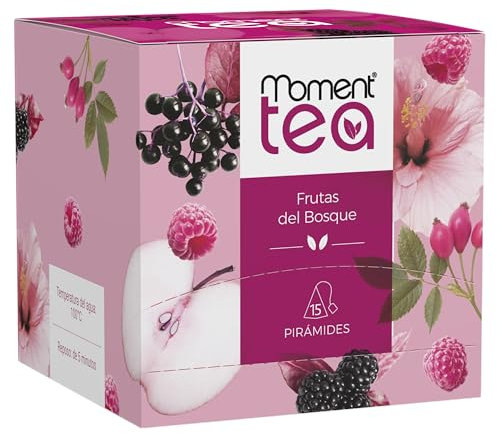 Moment Tea- Infusión Frutas Del Bosque estuche de 15 pirámides de 3g