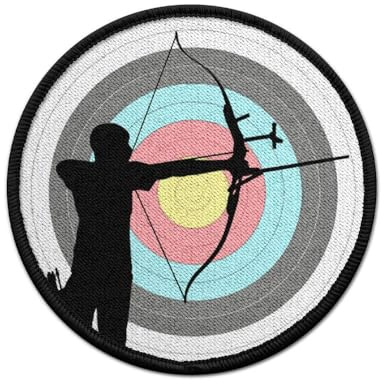 Patch Bogensport Bogenschießen Schießsport Distanzen Ziel Target #42645