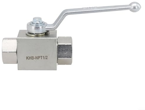 Hochdruck-Hydraulik-Kugelhahn, Karbonstahl, 2-Wege, 500 bar, Anti-Auslaufschutz (NPT 1-2 Zoll)