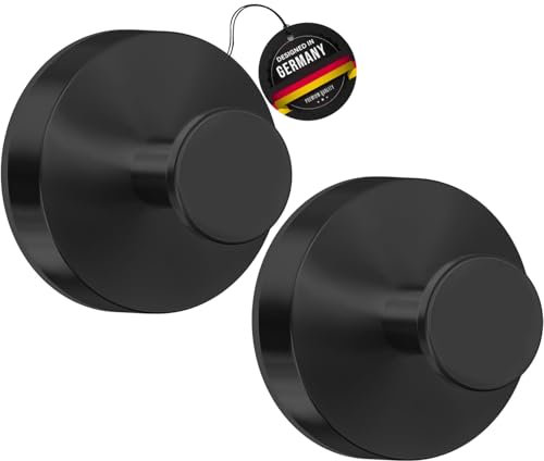 LINKWAY Perchas de Baño Sin Taladro - Acero Inoxidable Cuelga Toallas Con Ganchos de Goma para Cocina, Vidrio, Espejos