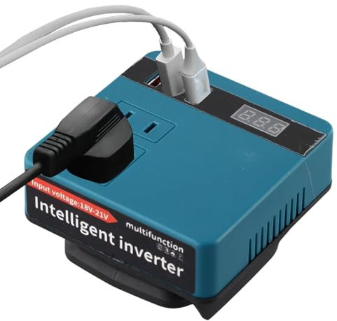 Convertitore di potenza portatile,Centrale elettrica portatile - Trasformatore di batteria intelligente con visualizzazione della corrente | Presa alimentata a batteria per campeggio all'aperto, backu