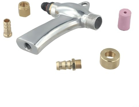 HpLive Sandblasting Gun Set with Ceramic Nozzles for Sand Blaster, Portable Sandblasting Tool for Polishing and Rust Removal (with 1 Nozzle)