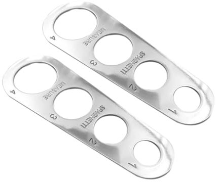 MAGICLULU 2piezas Utensilio De Cocina Medidor De Espaguetis De Orificios Regla Para Fideos Duradero y Resistente