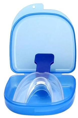 XFSRG Dispositivo Di Protezione Per La Bocca Anti-Russamento Con Custodia Blu Soluzione Efficace Per Russare Adatto Per Uomini E Donne