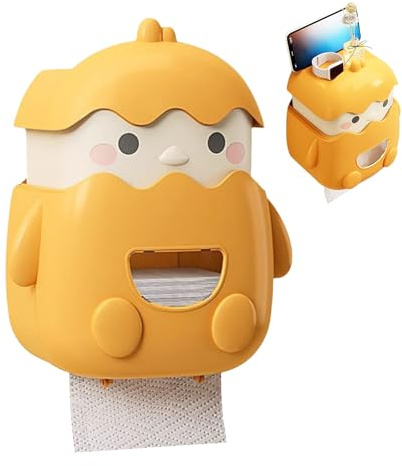 Wall Mounted Wipes Dispenser, Napkin Holder with No-Punch Installation, Space-Saving Toilet Paper Storage for Workbench, Entrance, Living Room, Kitchen, Bathroom, and Use