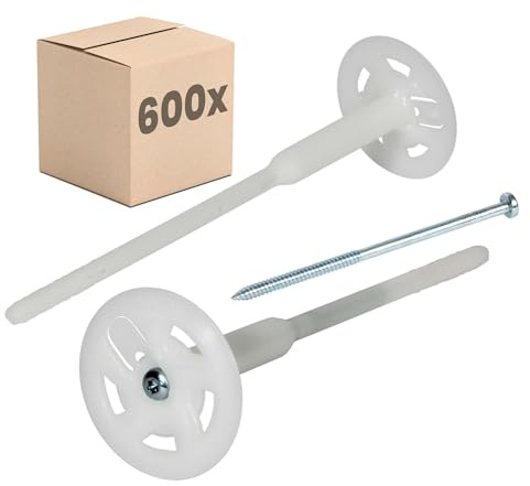 PROTEKTOR 600x Tassello a vite per isolamento Ø8 x 220mm