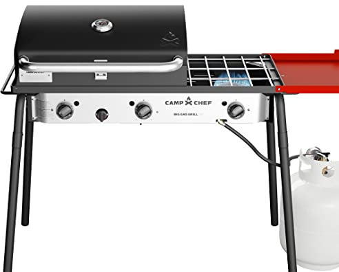 Camp Chef Big Gas Grill, Black/Red , 7 H x 24 W x 15.75 L