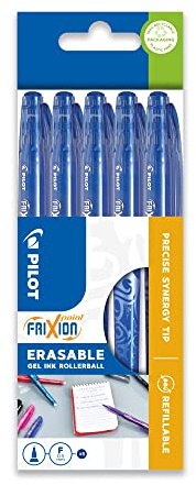 Pilot Frixion Point Tintenroller 0,5 mm radierbar 5 Stück blau