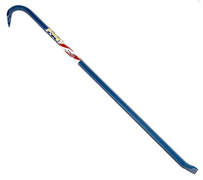 ESTWING Gooseneck Wrecking Bar - 5/8 x 18 Pry Bar with Angled Chisel End & Forged Steel Construction - EWB-18