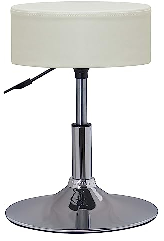 Duhome Drehhocker Höhenverstellbar Barhocker Rund Schminktisch Hocker Drehbar Sitzhocker für Büro Schlafzimmer Wohnzimmer, Khaki