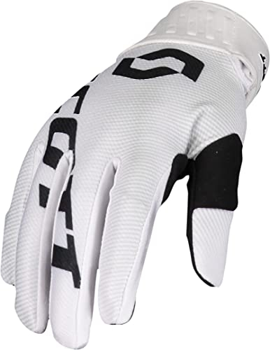 SCOTT 450 Fury MX Motocross/DH Fahrrad Handschuhe schwarz/weiß 2023: Größe: M (9)