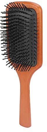 Cepillo de Pelo de Madera, Cepillo de Pelo de Paleta de Bienestar de Masaje Profesional para Desenredar, Secar, Alisar, Estilismo Esencial